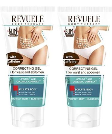 2x Revuele corrective gel for waist and abdomen with caffeine 200ml - Buy Online on GoSupps.com