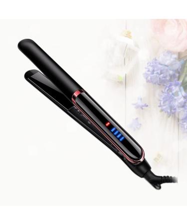 Buy 1pc Ceramic Hair Straightener & Curler Tool - US Plug Black - International Shipping Available - Buy Online on GoSupps.com