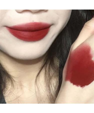 BADALO Velvet Mist Water Mist Lip Mud Soft Silky Matte Matte Vegan White Nonstick Lip Gloss Lip Glaze Lipstick Color 5 Jiao Didi - Buy Online on GoSupps.com