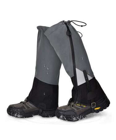 Lixada outdoor gaiters waterproof to protect pants & shoes from snow/rain/insects gaiters snow hiking climbing boat for hiking hunting bike trekking climbing and skiing unisex