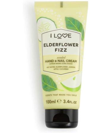 I Love Signature Elderflower Fizz Rejuvenating Hand and Nail Cream Containing Shea Butter & Organic Coconut Oil 100ml - Buy Online on GoSupps.com