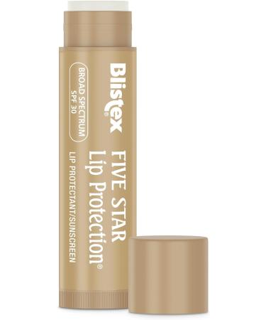 Blistex Five Star Lip Protection SPF 30 - 0.15 OZ (12 Pack) | Smooth Hydration & UV Defense for All Skin Types - Buy Online on GoSupps.com
