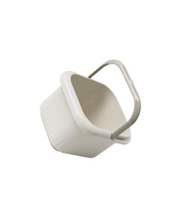 Baignoire portable pour les pieds seau pieds rose pour le nettoyage id al pour les voyages et la maison Blanc 21.5 x 25 x 23.5 cm Blanc 1 unit (Lot de 1)