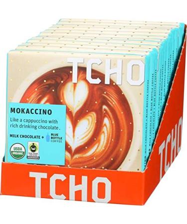 TCHO Milk Chocolate Mokaccino - 70g Bar, Pack of 12 | Delicious Coffee Chocolate Treats - Buy Online on GoSupps.com