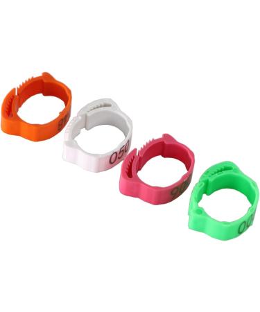 Fenteer 100 St e Adjustable Chicken Leg Rings - Size 2.8 cm Foot Clip Rings for Chickens Geese & Ducks - Rose Red - Buy Online on GoSupps.com