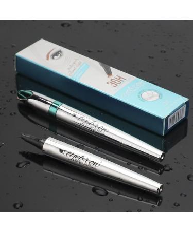 Long-Lasting Waterproof Microblading Eyebrow Pencil - 4 Tip Micro Head (#2 Dark Brown) | Perfect for Natural Looks - Buy Online on GoSupps.com
