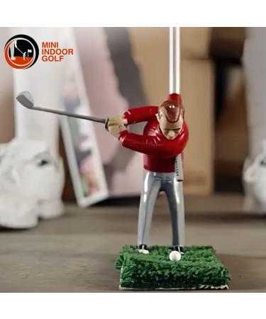 Mini Indoor Golf Player Pack - Mini Golf Game for Kids and Adults with Essential Accessories - Putting Green, Clubs, & 35 Shotmaker Golfer - Mini Golf Course for Indoor Play - Buy Online on GoSupps.com