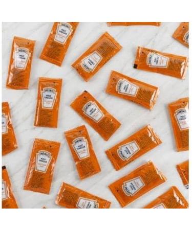 Heinz Malt Vinegar - Tangy Flavor Elevating Your Dishes - Convenient Single-Serve Packet for On-the-Go Zestiness - 100 Sachets Pack of 100 - Buy Online on GoSupps.com