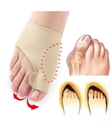 WangNana 1 Pair Silicone Thumb Valgus Toe Cushion Hallux Relief Corrector Pad Protector Sleeve