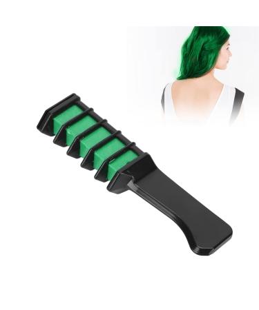 Professional Hair Chalk Comb - Dark Fluorescent Green Temporary Hair Color for Parties & Family Reunions | Washable Hair Dye - Buy Online on GoSupps.com