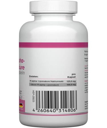 HEALTH+ R-ALA - 60 Capsules | Premium R-Alpha-Lipoic Acid for Optimal Health | Shop Internationally - Buy Online on GoSupps.com