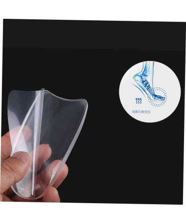 GLEAVI U Shape Heel Pads - Transparent Cushion for Optimal Comfort | 1 Pair Heel Cushions for Foot Support - Buy Online on GoSupps.com