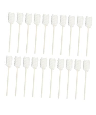 Hapinary 30st Baby tongue brush tongue cleaner mouthpiece swam mouth cleaning sponge oral compression tongue tongue toothbrush baby toothbrush gauze newborn one-way tongue scraper