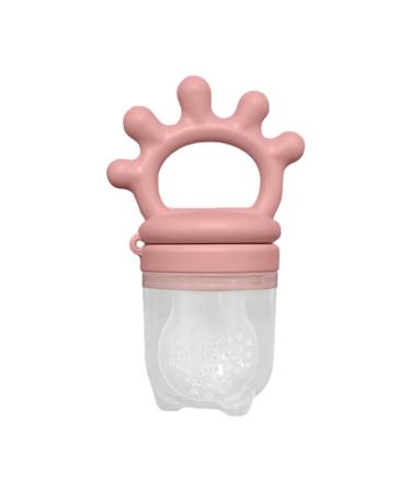 Silicone Baby Fruit Feeder & Teether - Reusable Pacifier for Soothing Gums | Voihamy Rose Red - Buy Online on GoSupps.com
