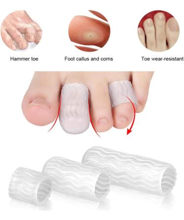 10 Pairs Toe Protectors - Prevent Rubbing, Ingrown Toenails, Corns, Blisters, Hammer Toes - Pain Relief Solution - Buy Online on GoSupps.com