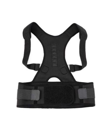 DFHBFG Women Men Corrector Back-Support Bandage Shoulder Corset Back Support Posture Correction Belt(D Large-L) Large-L D