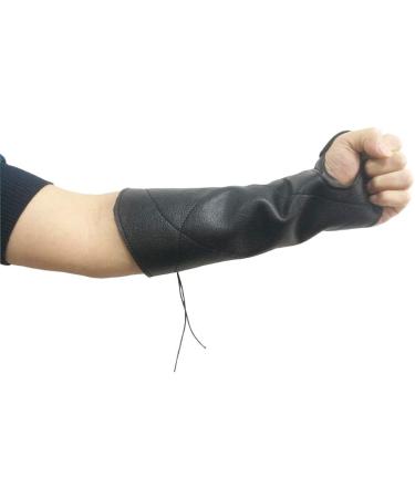 Handmade Leather Arm Guards Bow Hand Shooting Glove - Black - Buy Online on GoSupps.com
