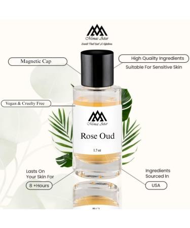 Monac - MFK Fragrance Collection - Niche Inspired Perfume - Eau de Parfum - 50 Ml 95%-99.9% similar Long Lasting 8-15 hours (Rose Oud Inspired by Oud Satin Mood (u)) - Buy Online on GoSupps.com