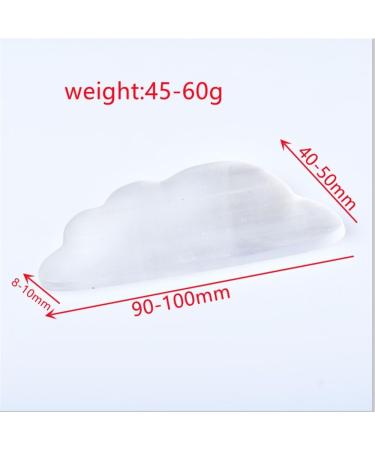 Cloud Shaped Bowl Natural Selenium Crystal Gypsum Cast Disc Reiki Gem Specimen Home Bowl Decorating Gift - Buy Online on GoSupps.com