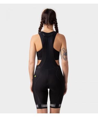 Al Cycling Women's PRR Strada Bib Shorts 3XL - Black/White | Premium Comfort & Performance for International Delivery - Buy Online on GoSupps.com