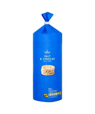 Morrisons Salt & Vinegar Rice Cakes 129 g x 12