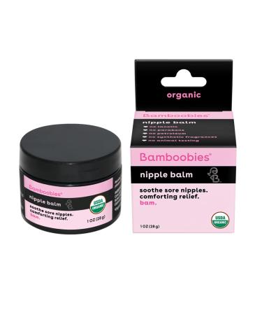 Bamboobies Organic Nursing Balm 1 oz - Lanolin-Free Nipple Cream (Pack of 1) - Buy Online on GoSupps.com
