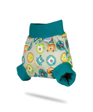 Petit Lulu XXL Pull Up Waterproof Overpants - Perfect for Cloth Diapers | EU-Made Flying Bears - Buy Online on GoSupps.com