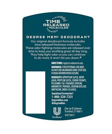 Degree Men Arctic Edge Deodorant Stick 3oz (Pack of 2) - Long-lasting Odor Protection - Buy Online on GoSupps.com