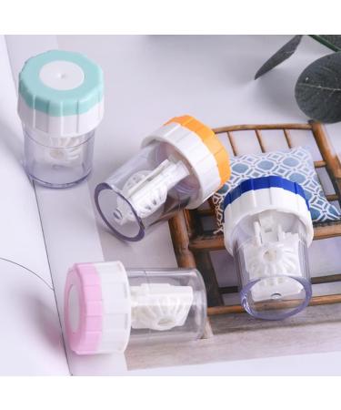Heallily Portable Contact Lens Cleaner | Travel-Friendly Cleaning Kit for Soft & Hard Lenses | 5-Piece Soaking Container Set - Buy Online on GoSupps.com