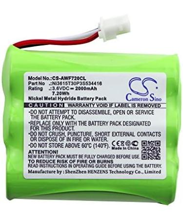 3.6V High-Performance Replacement Battery for AT&T WF720 | Ni3615T30P3S534416 | 2000mAh International Shipping Available - Buy Online on GoSupps.com