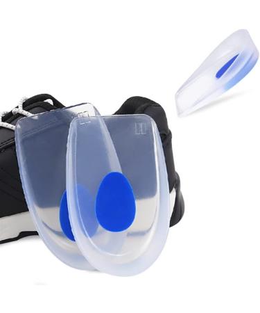 Buy Extra Soft Thick Heel Liner Silicone Protectors for Women | Comfort for Heel Spurs & Cracked Heels - Medium Clear | International Shipping - Buy Online on GoSupps.com