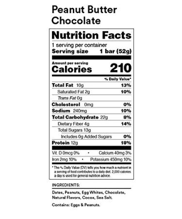 RXBAR Protein Bar - Chocolate Peanut Butter 1.83 oz | High Protein Snack - Buy Online on GoSupps.com