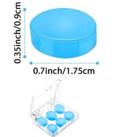 Silicone Earplugs - 3 Pairs Reusable Waterproof Gel Earplugs for Snoring & Noise Protection - Buy Online on GoSupps.com