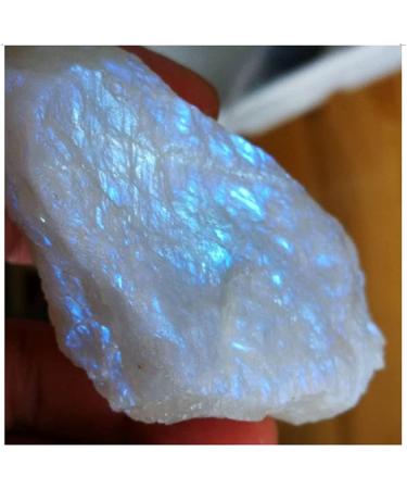 100g Rare Rough Natural White Moonstone Raw Gemstone Specimen Reiki Crystal Home Decoration Beautiful FZUGEDRLI - Buy Online on GoSupps.com