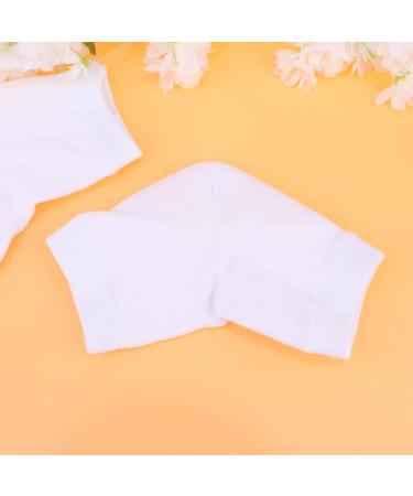 minkissy 4 Pairs Gel Heel Socks Softening Socks Moisturizing Socks Breathable Socks Feet Repair Socks Feet Cracked Socks Gel Socks Anti-Crack Socks Anti Cracked Feet Ripstop Socks Sleeve - Buy Online on GoSupps.com