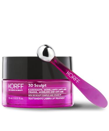 KORFF 3D Sculpt lip treatment texture cream firming effect volume anti-aging formula 15 ml - Buy Online on GoSupps.com
