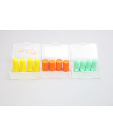 Mute Earplugs for Sleeping, Studying, Shooting & Traveling - Foam, Silicone & Wax Cotton - Test Set for Best Fit - Buy Online on GoSupps.com