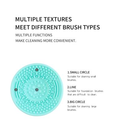 IKAAR Brush Cleaning Mat Set - 2 Silicone Makeup Brush Scrubbers with Suction Cups for Easy Cleaning | International Shipping Available - Buy Online on GoSupps.com