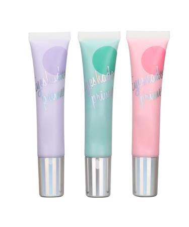 Natudeco 3pcs Eyeshadow Primer Professional Long Lasting Lightweight Waterproof Eyeshadow Base Makeup Artist for Daily Makeup Party Masquerade Home