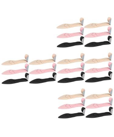 NOLITOY 12 Pairs High Heel Insole Shoe Heel Pads for Shoes Too Big High Heel Liners High Heel Pads for Comfort Protector for Shoes High Heel Insert Women Heel Grips Heel Protectors