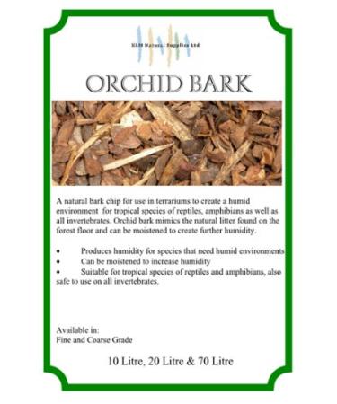 70L Fine Orchid Bark for reptiles snakes lizards iguana