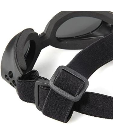 fitTek FamilyMall Black Framed Pet Puppy Dog UV Protection Doggles Goggles Sunglasses Eyewear - Buy Online on GoSupps.com