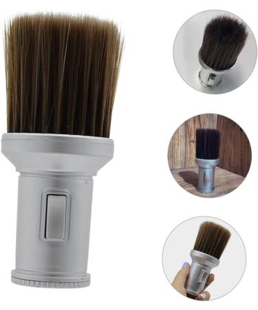 Ipetboom Body Powder Brush Bronzer Brush for Face Retractable Soft Bristle Hair Brush Large Powder Brush Professional Shaving Brush Powder Dispenser Broken Duster Man Major Shampoo Plastic 13.5x6cm Silver - Buy Online on GoSupps.com