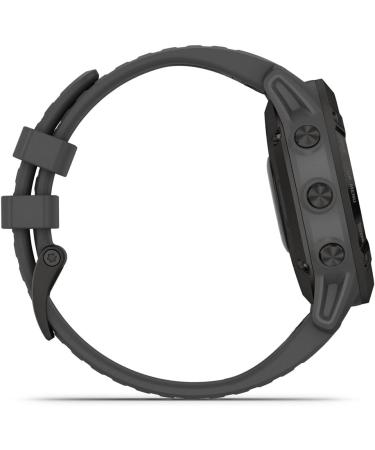 Garmin Fenix 6 Pro Solar Smartwatch Bundle - Black/Slate Gray with Screen Protector - Buy Online on GoSupps.com