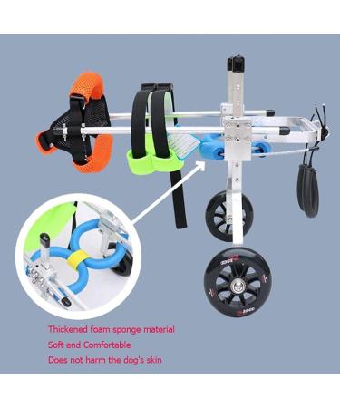 Pet Rehabilitation Cart Adjustable Dog Wheelchair for Back Legs Animal Exercise Wheels for Handicapped Hind Legs - Easy Assemble - 6 Sizes X - Small - Buy Online on GoSupps.com