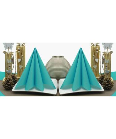 50 APARTina Turquoise Airlaid Napkins - Fabric-Like Quality 40x40 cm - Perfect for Any Occasion - Buy Online on GoSupps.com
