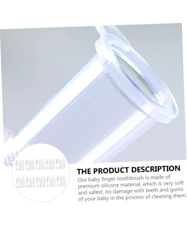 Buy Gleavi 10 Sets Fingerbrush Toothbrush for Toddlers Soft Silicone Baby Dental Toy & Massage Device Travel-Friendly Gemkind Toys - Buy Online on GoSupps.com