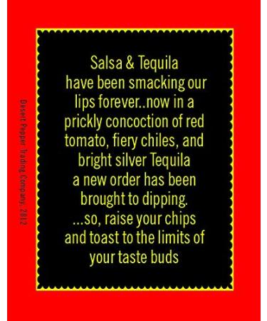 Desert Pepper Tequila Salsa - Medium Burn - 16oz (1 Pack) - Authentic and Flavorful Mexico-inspired Salsa - Buy Online on GoSupps.com