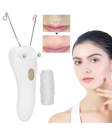 Buy Electric Epilator with USB Charging & Cotton Facial Thread - Pink & Gold | International Shipping Available - Buy Online on GoSupps.com
