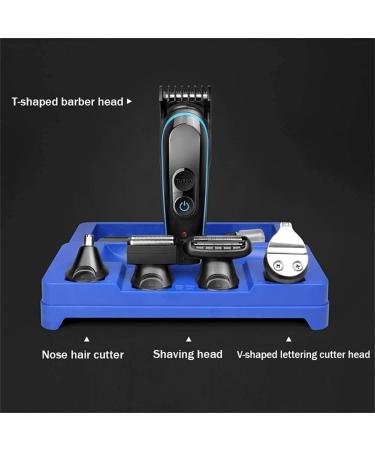 6-in-1 Electric Hair Cutting Tool for Men | Cordless Clippers & Trimmer Kit - Grooming Essentials for Haircuts & Beard Care - Buy Online on GoSupps.com